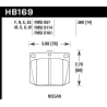 Hawk | Blue 9012 Disc Brake Pad - 240Z / 260Z / 280Z 1970-1978