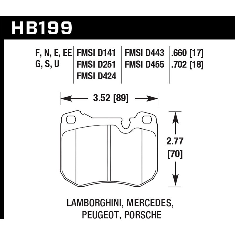 Hawk | Blue 9012 Disc Brake Pad - 924 / 928 / 944 1977-1989