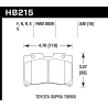 Hawk | HPS Disc Brake Pad - Supra Twin Turbo 3.0T 1993-1998