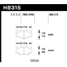 Hawk | LTS Disc Brake Pad - 4Runner / Tacoma 1990-2004