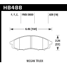 Hawk | HPS Disc Brake Pad - Frontier / Xterra 3.3L / 2.4L 2000-2004