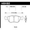 Hawk | HPS Disc Brake Pad - C70 / S70 / V70 2.3T / 2.4T 2000-2002 Hawk Performance Brake Pads