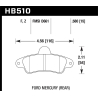 Hawk | HPS Disc Brake Pad - Contour / Mystique 2.0L / 2.5L 2000