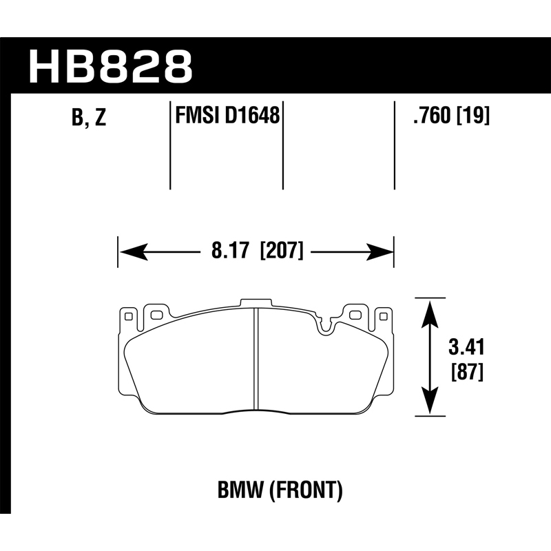 Hawk | DTC-60 Disc Brake Pad - BMW 2012-2020