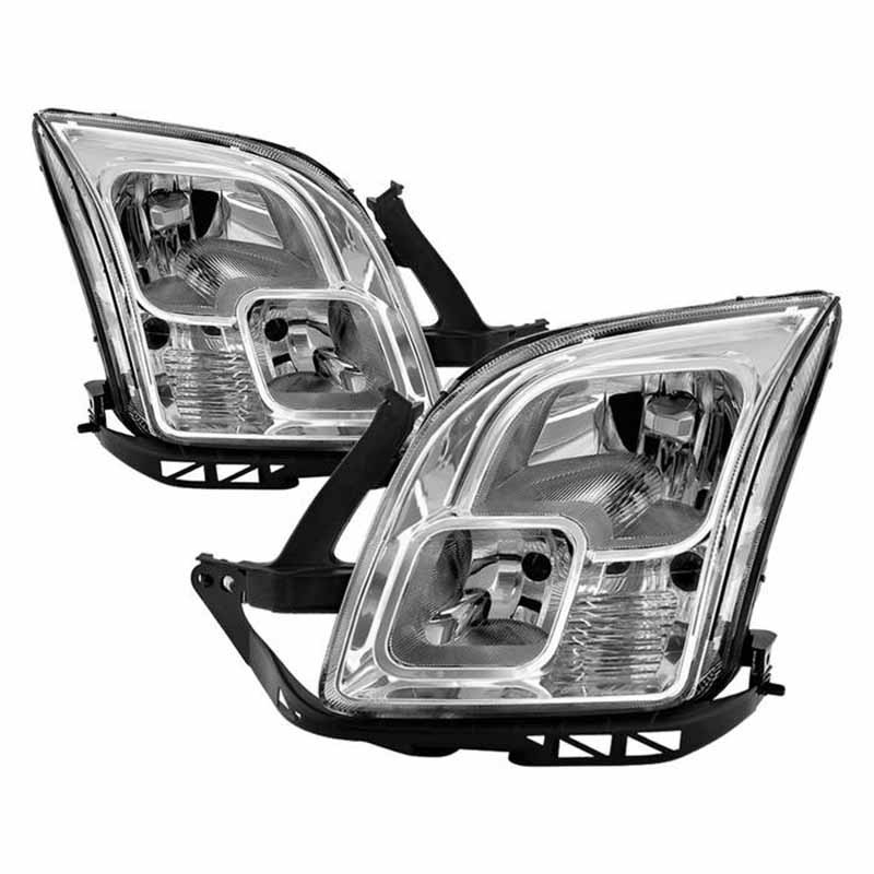 Xtune | Crystal Headlights - OEM Style - Chrome Xtune Projector Headlight