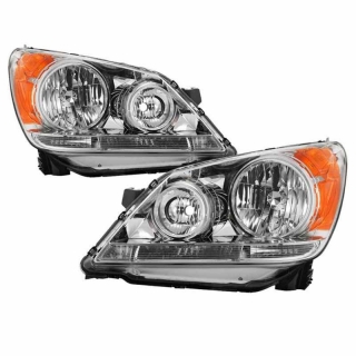 Xtune | Crystal Headlights - OEM Style - Chrome Xtune Projector Headlight