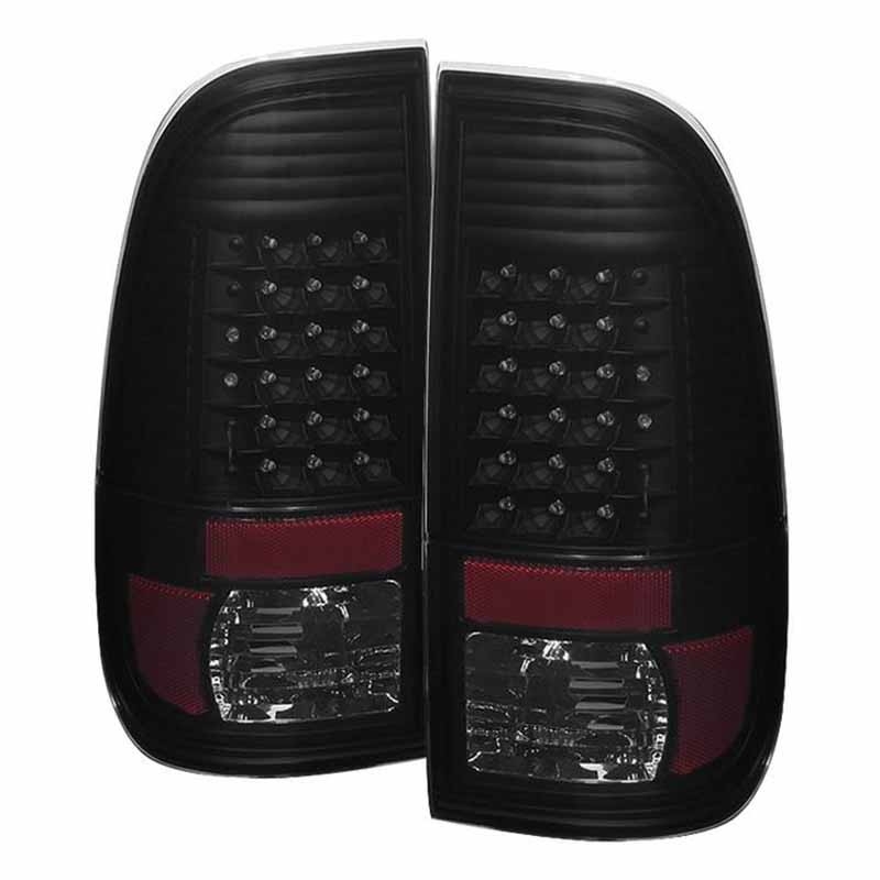 xTune | Tail Lights - LED - Black Smoke Xtune Tail Lights