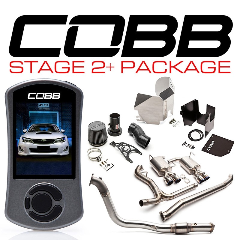 COBB | STAGE 2+ POWER PACKAGE TITANIUM BLACK - SUBARU WRX SEDAN 11-14 COBB Stage de Performance