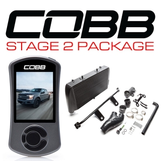COBB | STAGE 2 POWER PACKAGE BLACK ( no intake ) F-150 ECOBOOST 3.5L 2017-2019 COBB Stage Package