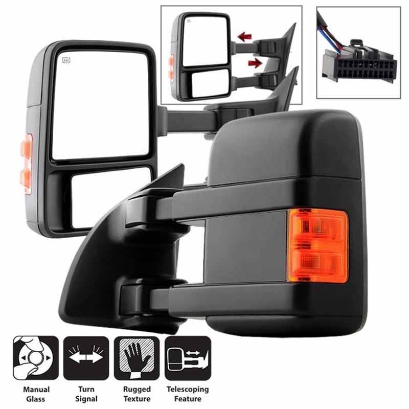 xTune | Mirrors - Ford SuperDuty 1999-2015 - Set Xtune Mirror