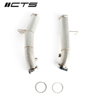 CTS TURBO | CATLESS RACE DOWNPIPE - W213/W205 C43/E43 AMG M276 CTS Turbo Downpipes