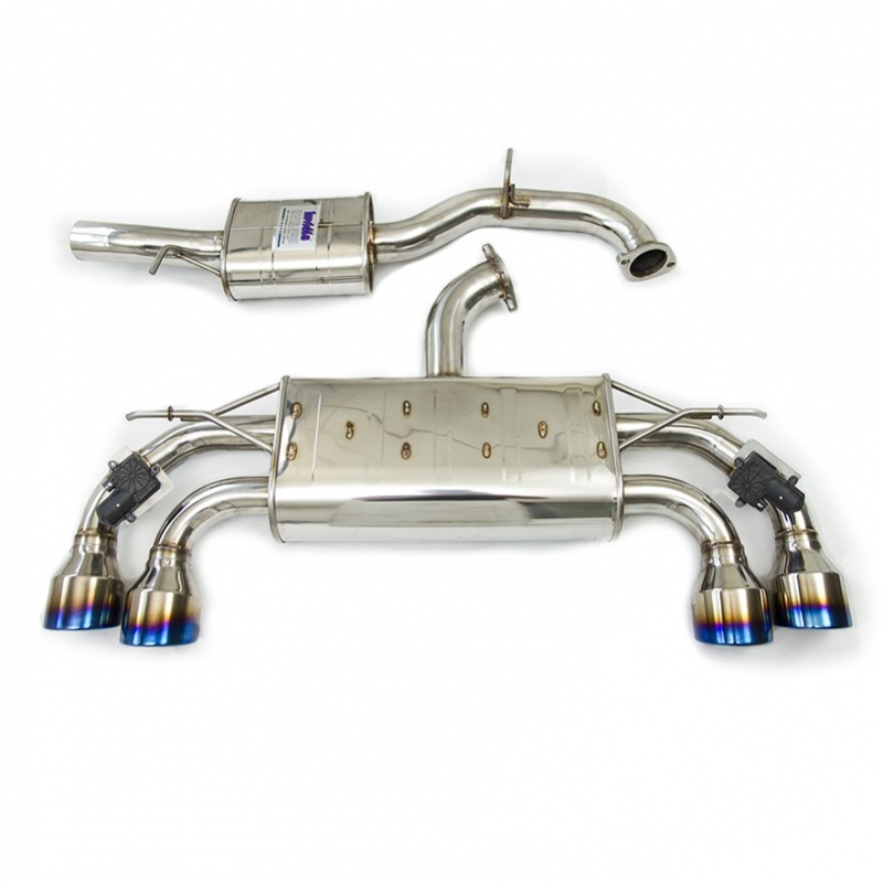 Invidia | Q300 Titanium Cat-Back Exhaust w/ Valve - Golf-R 17-19 Invidia Cat-Back Exhausts