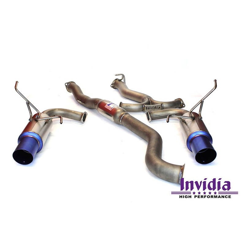 Invidia | N1 Twin Cat-Back Exhaust - WRX / STI Sedan 08-14 Invidia Cat-Back Exhausts