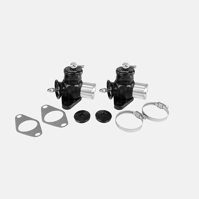 TURBOSMART | BOV Kompact Dual Port SP RB26 Kit - Black Turbosmart Blow-Off & Diverter Valves