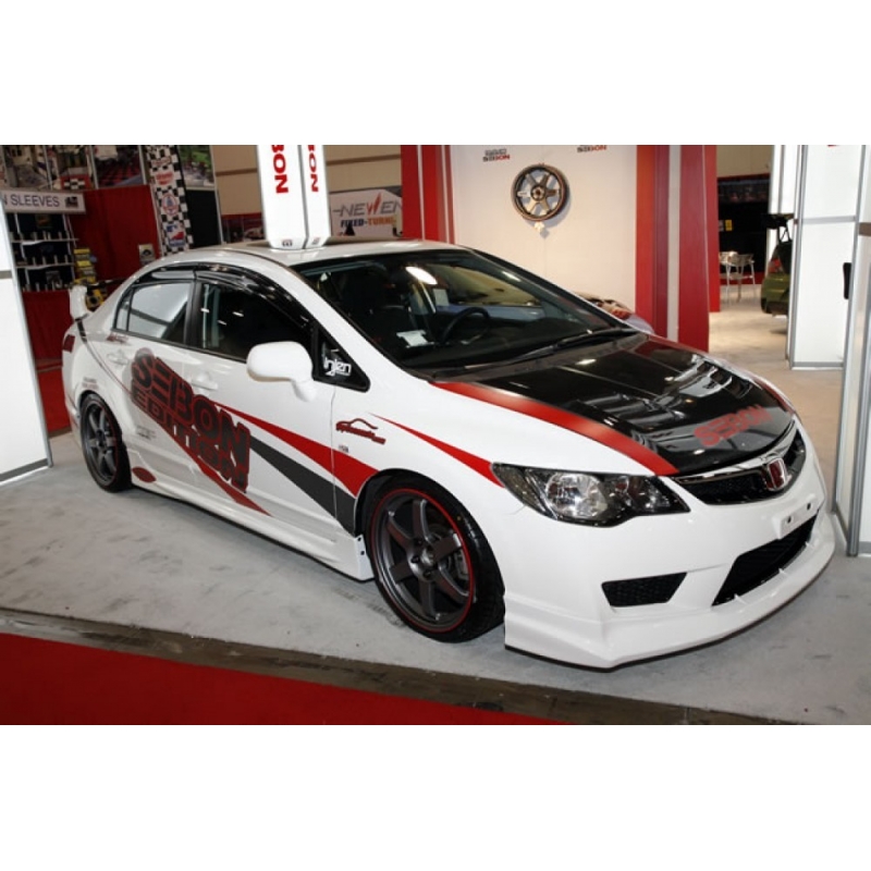 SEIBON Carbon | HOOD - CIVIC 4DR JDM / ACURA CSX (FD1/2/3/5) 2006-2010 SEIBON Carbon Body Kits