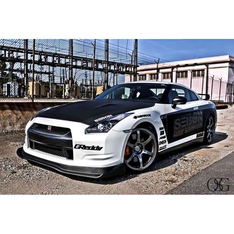 SEIBON Carbon | FRONT LIP - GTR R35 2009-2011 SEIBON Carbon Body Kits