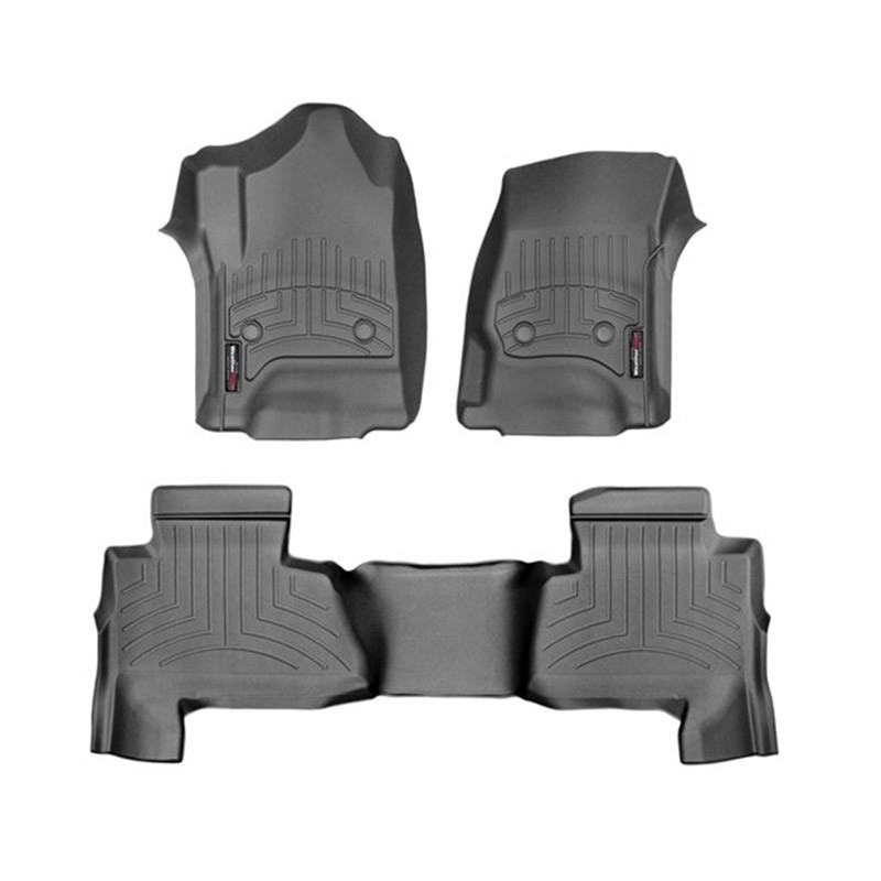 WeatherTech | Front & 2nd Row FloorLiner Kit - Yukon XL / Suburban 15-20 WeatherTech Floor Mats