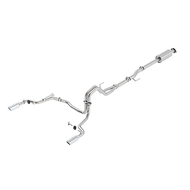 Ford Performance | 2015-20 F-150 5.0 EXTM EXHAUST SYS- REAR EXIT- CHR TIP Ford Performance Cat-Back Exhausts