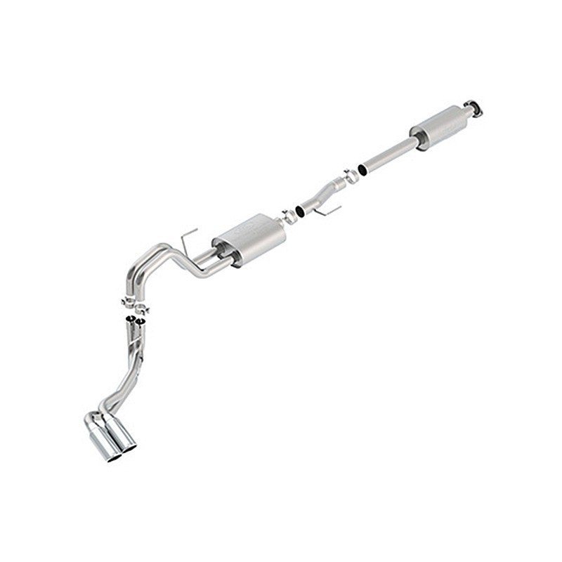 Ford Performance | 2015-20 F-150 5.0 TOUR EXHAUST SYS- SIDE EXIT-CHR TIP Ford Performance Cat-Back Exhausts