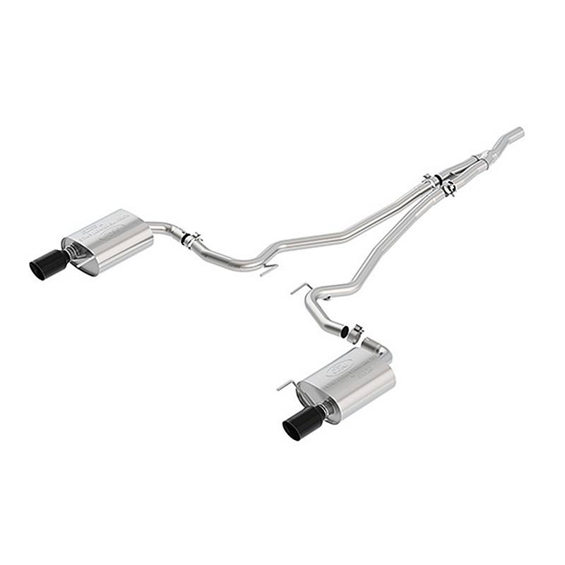 Ford Performance | 2015-2022 MUSTANG 2.3 EXTM EXHAUST SYSTEM - BLACK TIP Ford Performance Cat-Back Exhausts