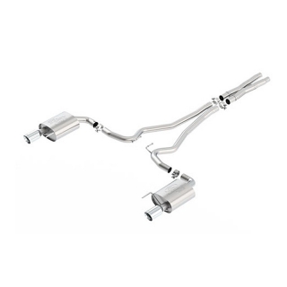 Ford Performance | 2015-2017 MUSTANG 5.0 TOURING EXHAUST SYSTEM- CHROME T Ford Performance Cat-Back Exhausts