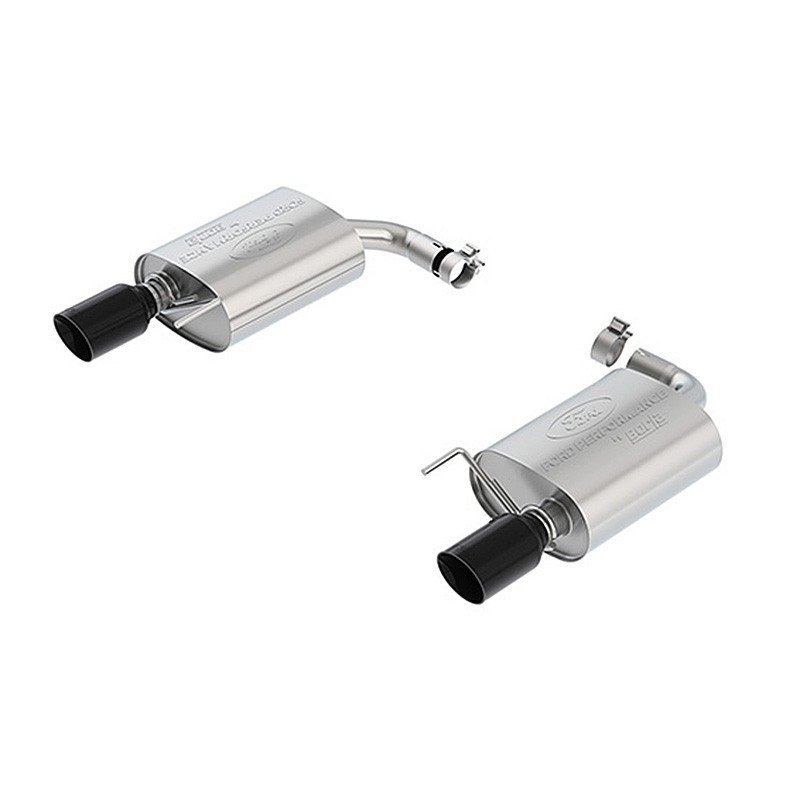 Ford Performance | 2015-2022 MUSTANG 2.3 TOURING EXHAUST AXLE- BLACK TIP Ford Performance Axle-Back Exhausts