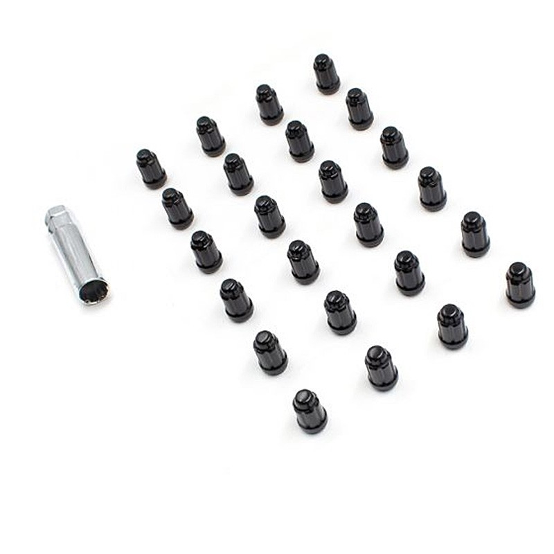 COYOTE | Lug Nuts - Closed End ( CAR ) - BLACK 12x1.5 Coyote Wheel Accessories Lug Nuts & Locks