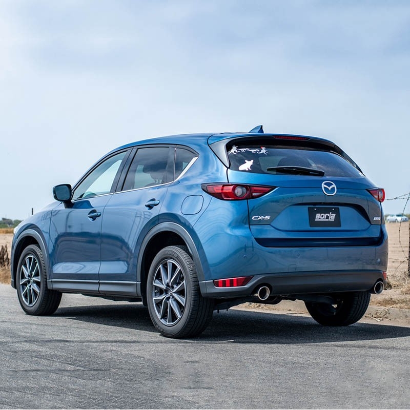 Borla | Axle-Back Exhaust S-Type - CX-5 2.5L / TURBO 2.5L 2017-2023 BORLA Axle-Back Exhausts