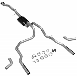 Flowmaster | American Thunder Cat-Back Exhausts - Silverado 1500 / Sierra 1500 4.8L / 5.3L 2000-2007 Flowmaster Cat-Back Exha...
