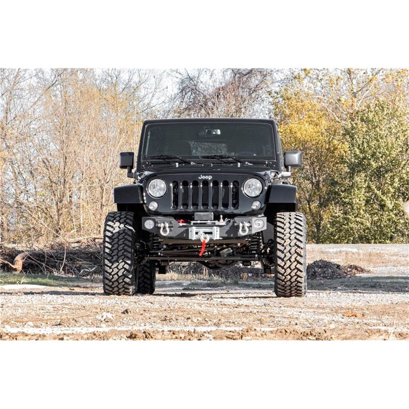 Rough Country | Bumper- Front - Wrangler (JK) / Wrangler (JL) 3.6L / 3.8L 2007-2018 Rough Country Off-Road Bumpers