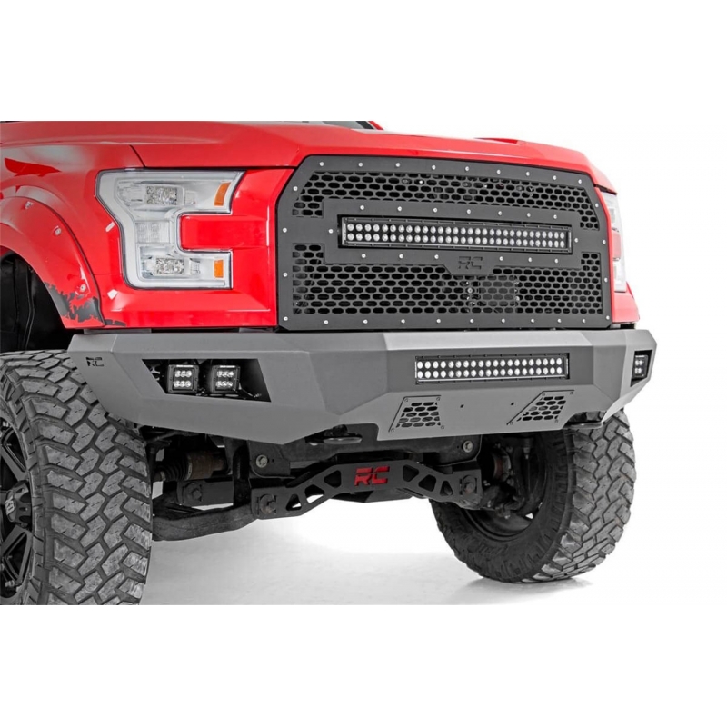 Rough Country | Bumper- Front - F-150 2.7T / 3.5L / 5.0L 2015-2017 Rough Country Off-Road Bumpers