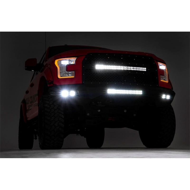 Rough Country | Bumper- Front - F-150 2.7T / 3.5L / 5.0L 2015-2017 Rough Country Off-Road Bumpers