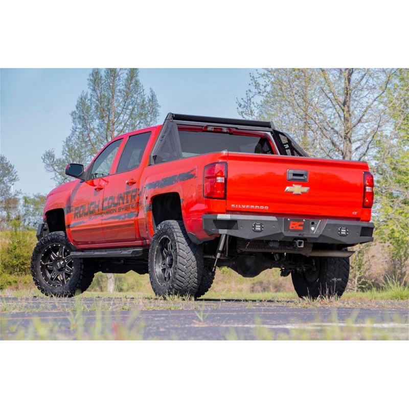 Rough Country | Bumper- Rear - Silverado 1500 2007-2018 Rough Country Off-Road Bumpers