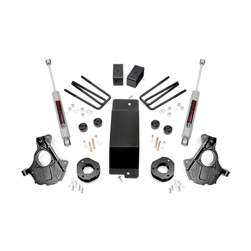 Rough Country | Lift Kit-Suspension w/Shock - Silverado / Sierra 1500 2007-2013 Rough Country Lift Kits