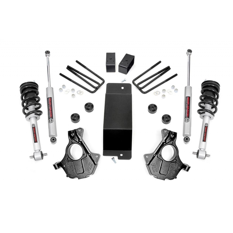 Rough Country | Lift Kit-Suspension w/Shock - Silverado / Sierra 1500 2014-2018 Rough Country Lift Kits