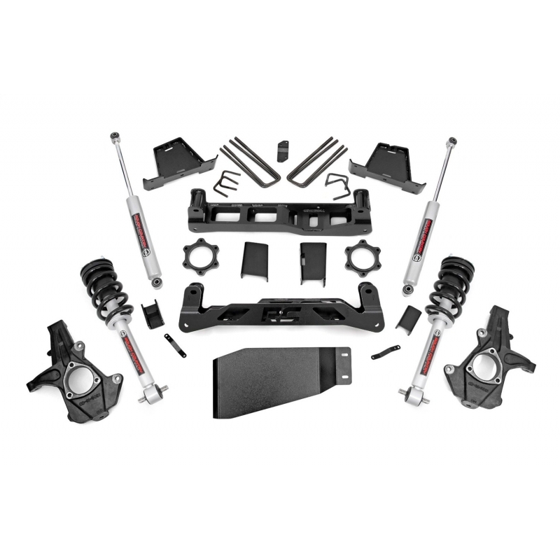 Rough Country | Lift Kit-Suspension w/Shock - Silverado / Sierra 1500 2007-2013 Rough Country Lift Kits