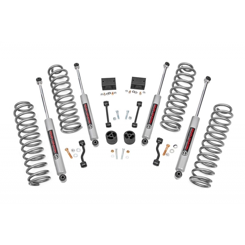 Rough Country | Lift Kit-Suspension w/Shock - Wrangler (JL) 2.0T / 3.0L / 3.6L 2018-2022 Rough Country Lift Kits