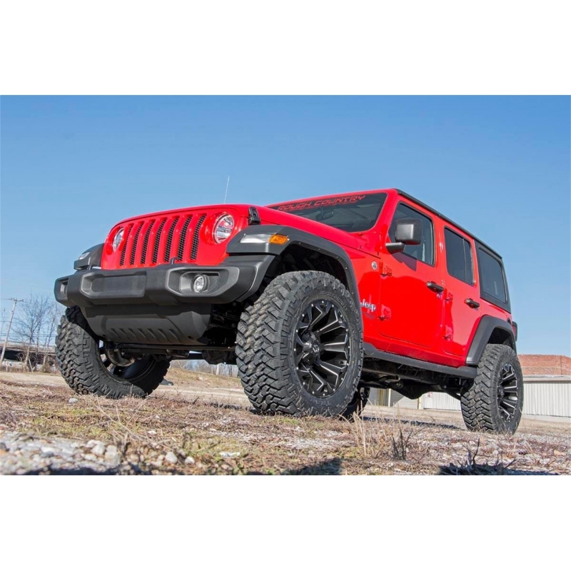 Rough Country | Lift Kit-Suspension w/Shock - Wrangler (4xe) / Wrangler (JL) 2018-2022 Rough Country Lift Kits