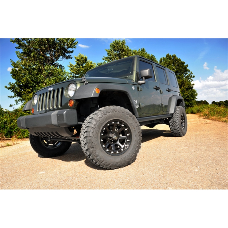 Rough Country | Lift Kit-Suspension w/Shock - Wrangler (JK) 3.8L / 3.6L 2007-2017 Rough Country Lift Kits