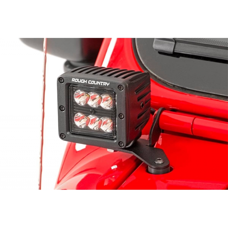 Rough Country | Exterior LED Kit - Gladiator / Wrangler (4xe) / Wrangler (JL) 2018-2022 Rough Country Off-Road Lights