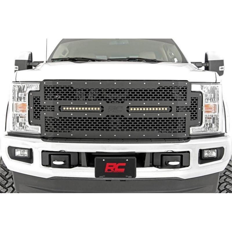 Rough Country | Grille - F-250 / F-350 6.2L / 6.7L 2017-2019 Rough Country Grilles