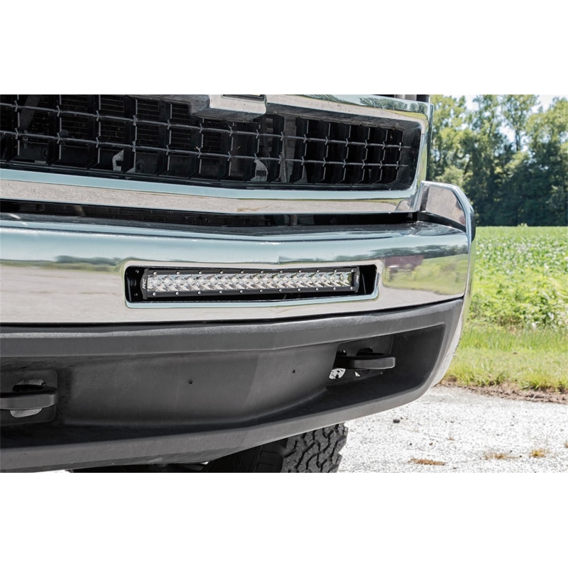 Rough Country | LED Light Bar Mount - Silverado 1500 / 2500 HD / 3500 HD 2007-2013 Rough Country Off-Road Lights