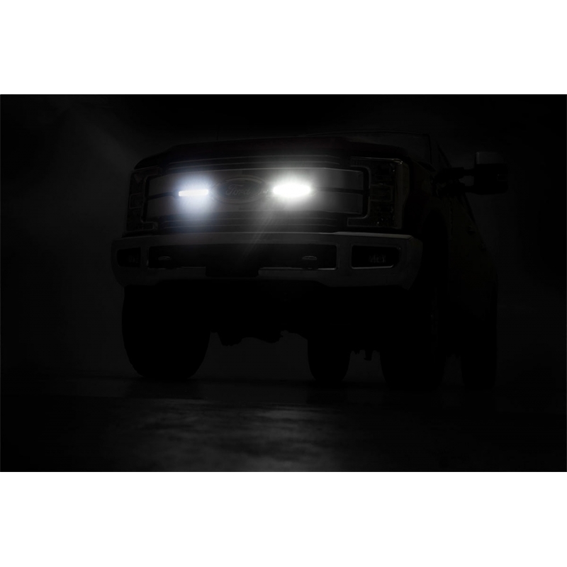 Rough Country | LED Light Bar - F-250 / F-350 / F-450 6.2L / 6.7L 2017-2019 Rough Country Lumières Off-Road