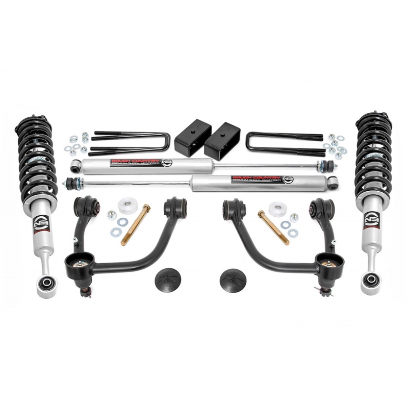 Rough Country | Lift Kit-Suspension w/Shock - Tacoma 2.7L / 3.5L / 4.0L 2005-2022 Rough Country Lift Kits