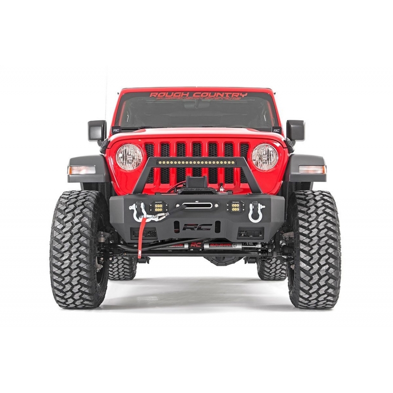 Rough Country | Steering Damper Kit - Gladiator / Wrangler (JK) / Wrangler (JL) 2018-2022 Rough Country Steering Dampers