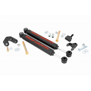 Rough Country | Steering Damper Kit - Wrangler 4.0L / 2.4L / 2.5L 1997-2006 Rough Country Steering Dampers