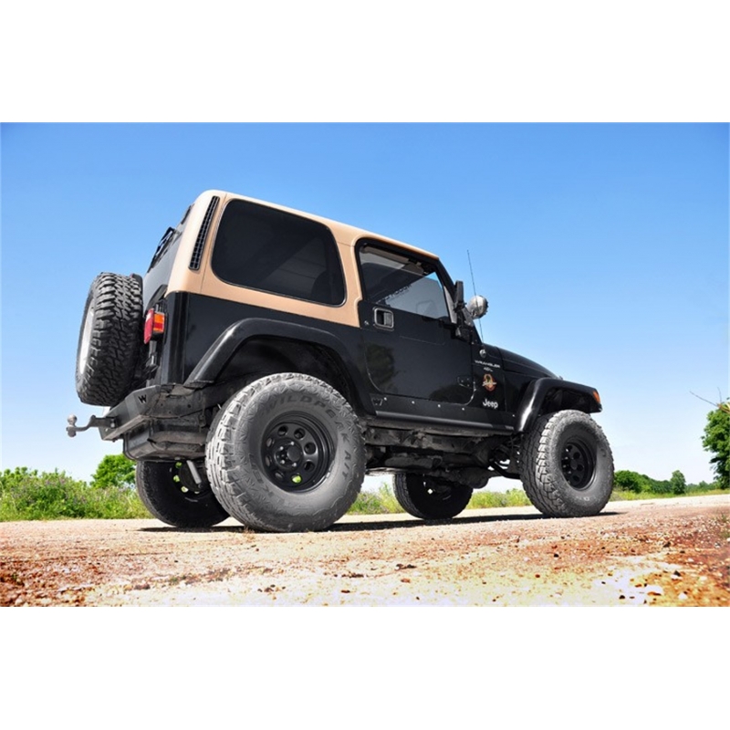 Rough Country | Lift Kit-Suspension w/Shock - Wrangler 4.0L / 2.5L 1997-2002 Rough Country Lift Kits