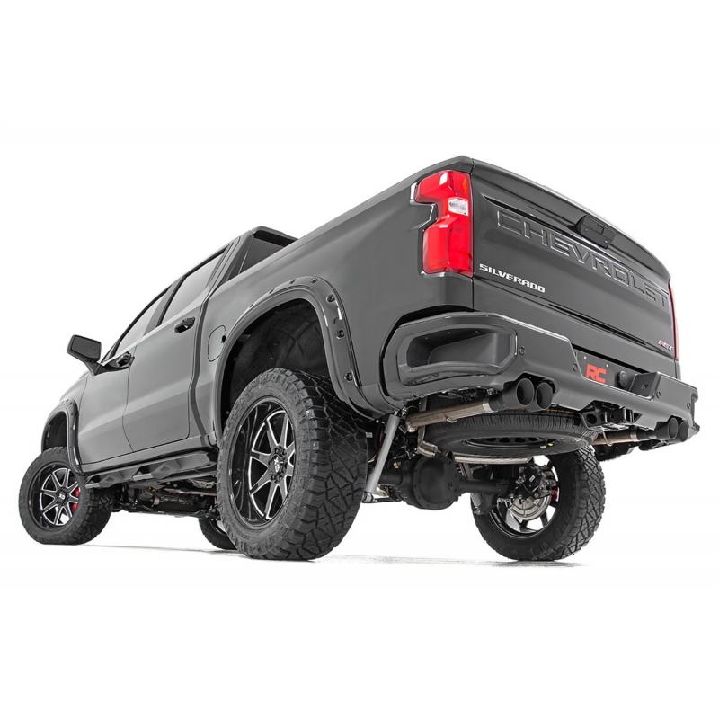 Rough Country | Exhaust System Kit 5.3L - Silverado / Sierra 1500 / Limited 2019-2023 Rough Country Cat-Back Exhausts