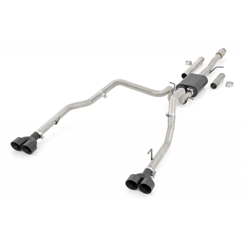 Rough Country | Exhaust System Kit 5.3L - Silverado / Sierra 1500 / Limited 2019-2023 Rough Country Cat-Back Exhausts