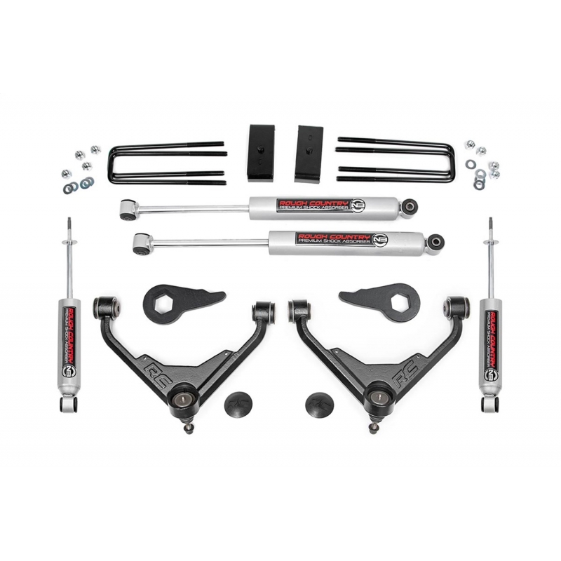 Rough Country | Lift Kit-Suspension w/Shock - Silverado / Sierra 2500 2001-2010 Rough Country Lift Kits